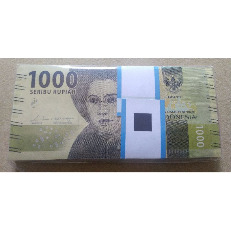 Uang 1000 Cut Mutia 1 Gepok