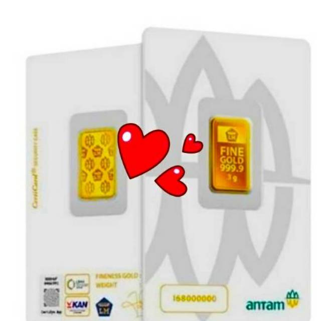 Emas Asli Antam 1 Gram 2021 New Press