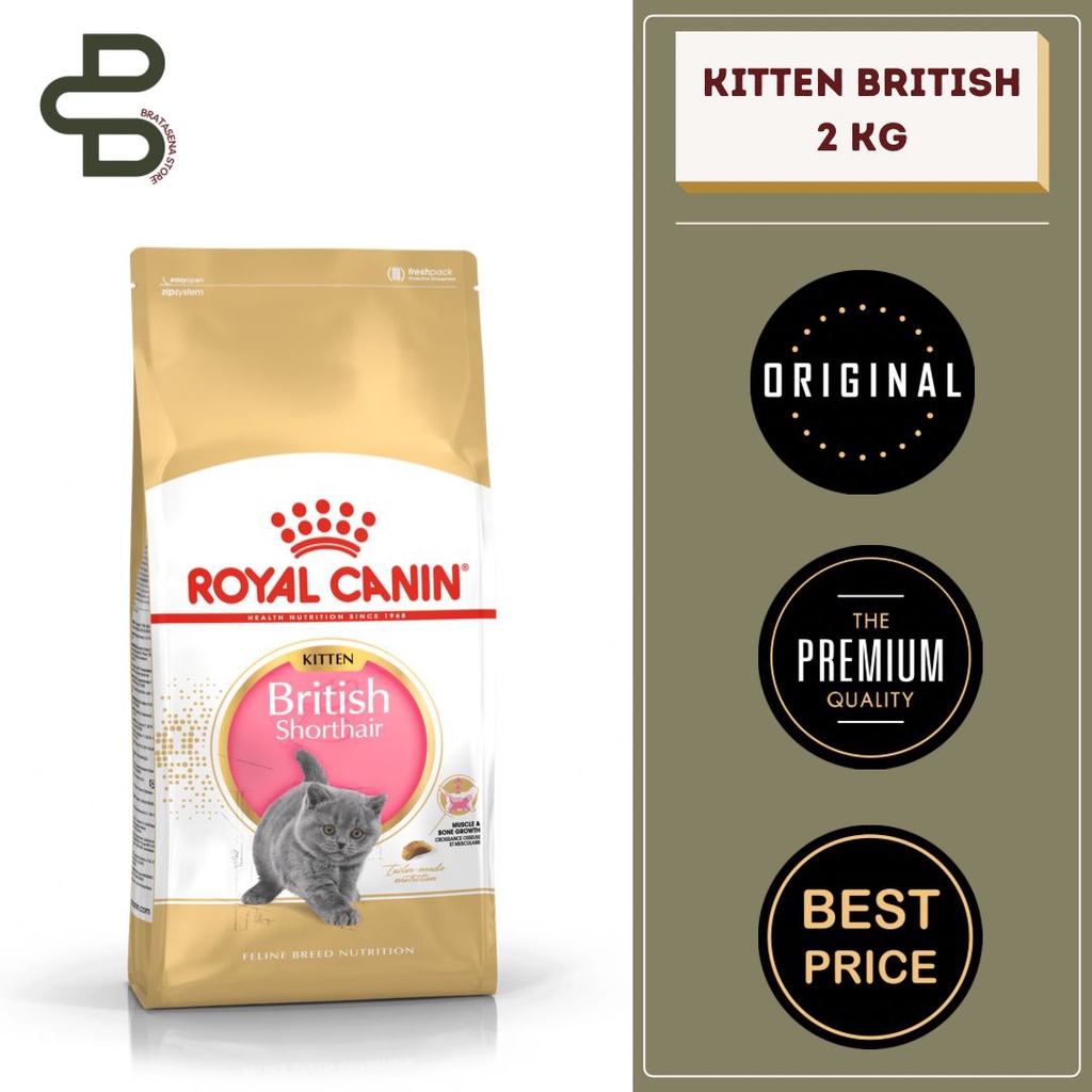 ROYAL CANIN KITTEN BRITISH SHORTHAIR 2KG FRESHPACK