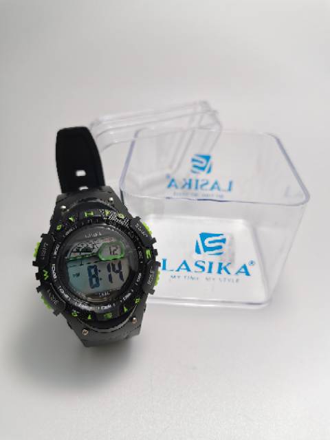 Jam tangan digital remaja Sporty water Resist Lasika 886