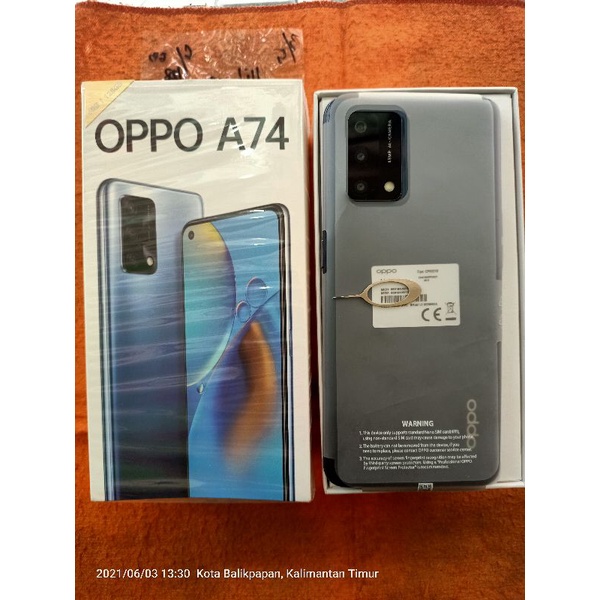 OPPO A74 RAM 6/128 GB