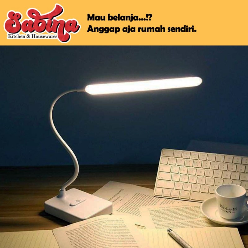 Lampu Meja Belajar Kerja Digad Desk Lamp 30 LED Rechargeable