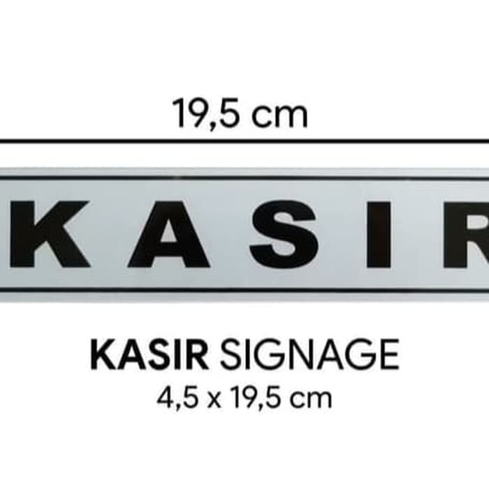 

LABEL KASIR STICKER K3 SAFETY SEMI PLAT SILVER KASIR