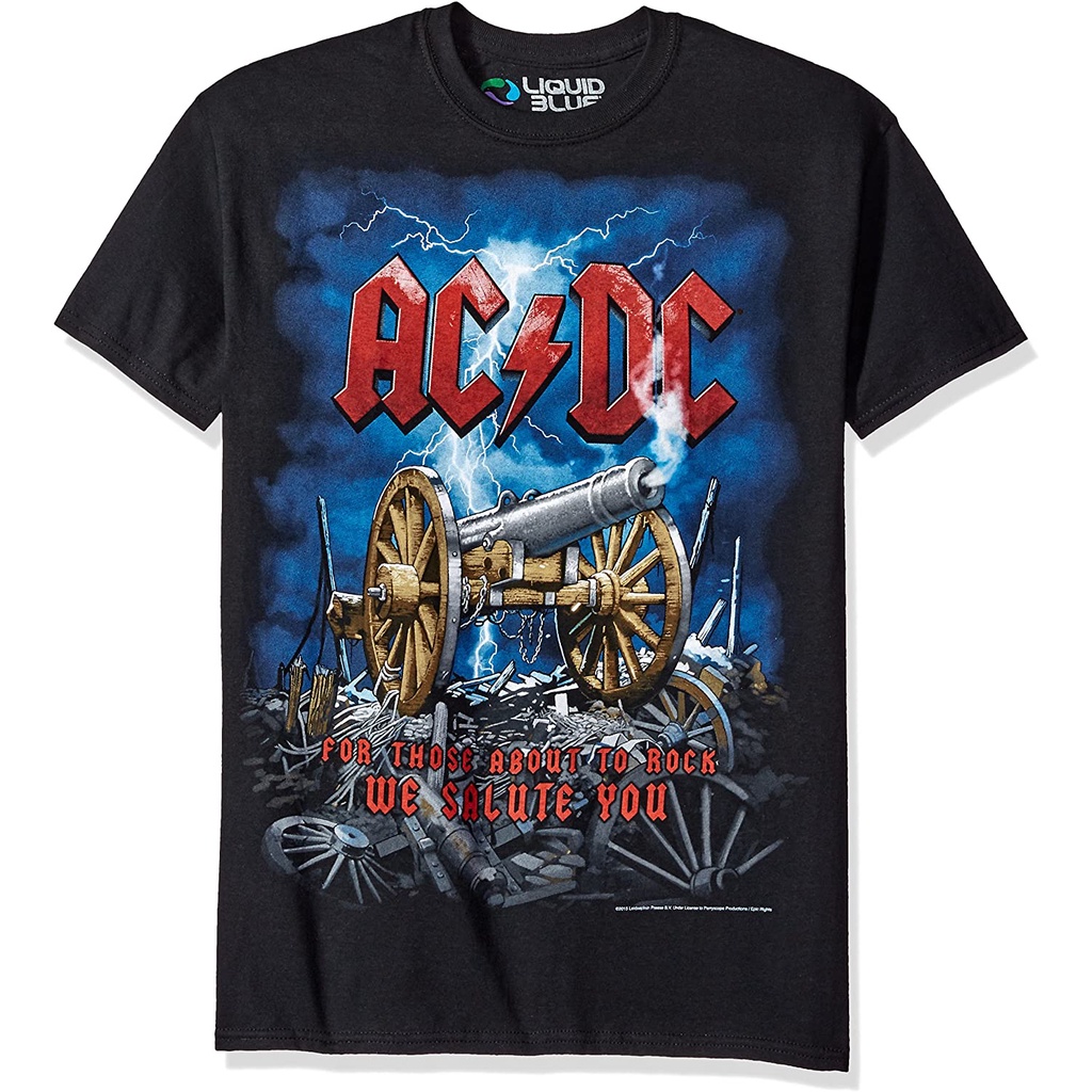 KAOS DEWASA Liquid Blue Men's Cannon Carnage T-Shirt