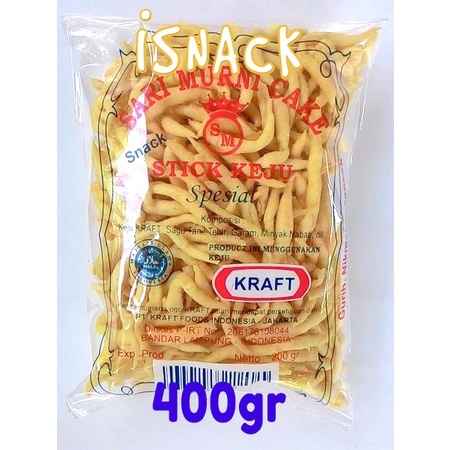 

Stik Keju Sari Murni Cheese Kerupuk Besar Berat 400g