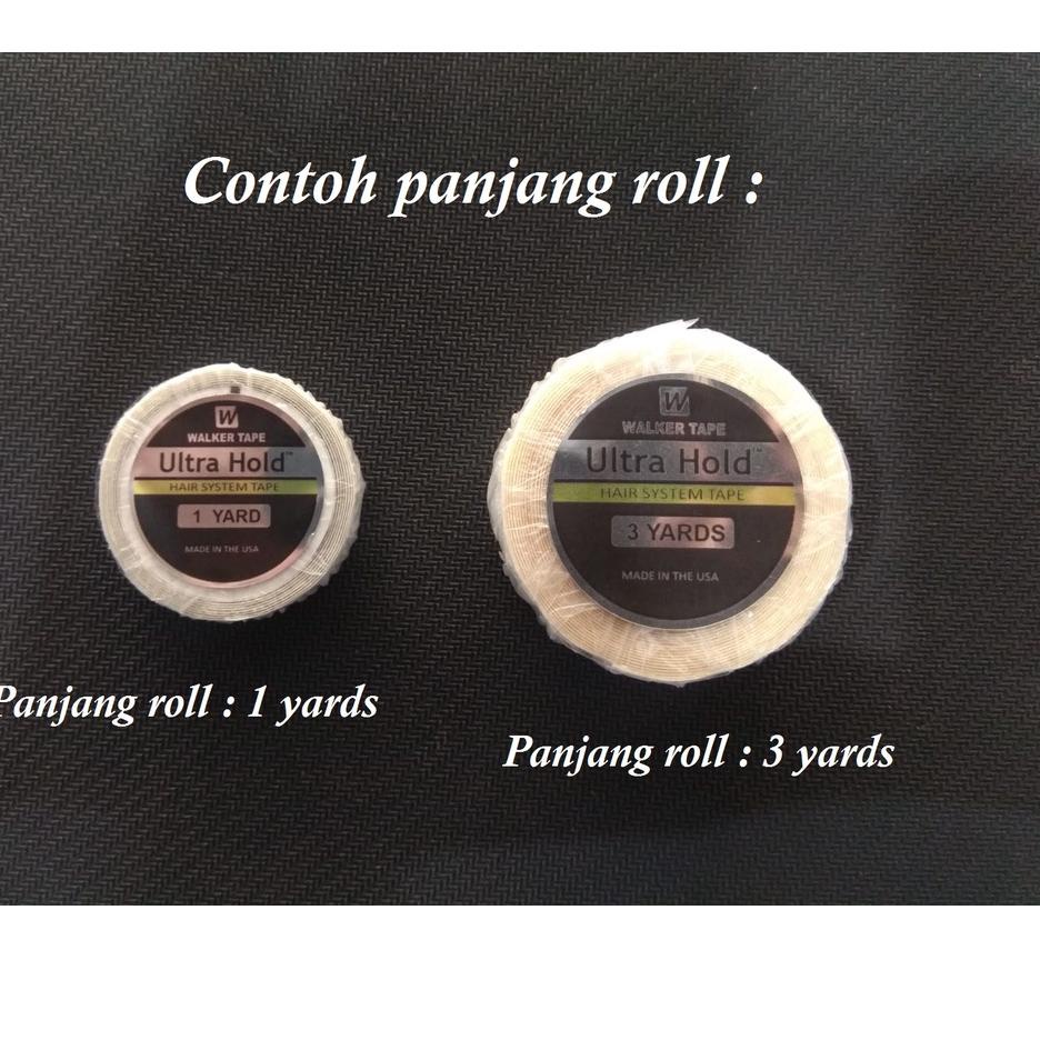 

isolasi Walker tape double tape rambut toupee lem wig ULTRA HOLD Roll 1 Yards ( B054A ) ¿→ ☋