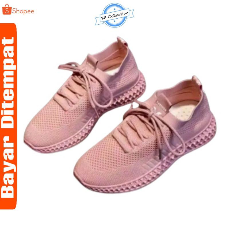 Sepatu Sneaker Wanita Trendy / Sepatu Sekolah / Sepatu Kuliah /Sepatu Running Model Pres M-FAS