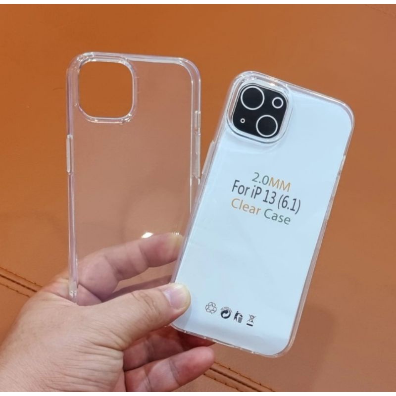 IPHONE 13 CLEAR HD 2.0 CASING SOFTCASE SILIKON BENING BAHAN TEBAL ANTI JAMUR