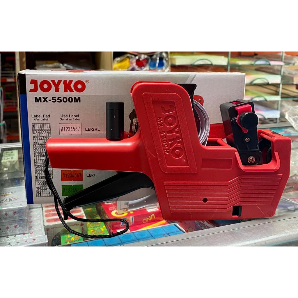 

Alat Label 1 Baris 8 Digit JOYKO MX5500 M Price Tag Labeller Limited
