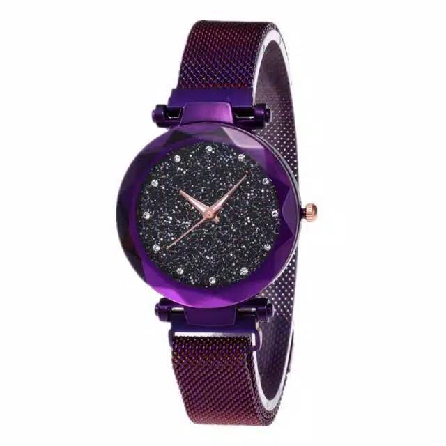 Best Seller Jam Tangan Wanita Magnet Permata D727