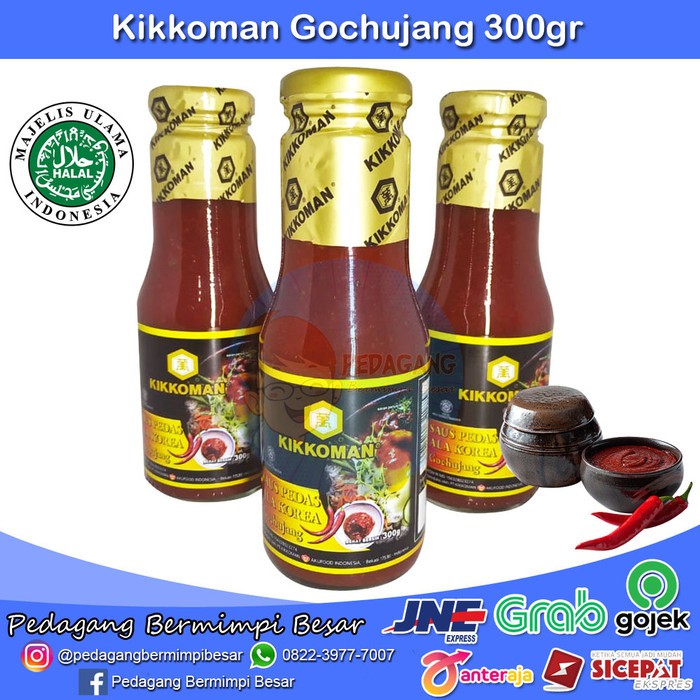 

Terbatas - Kikkoman Gochujang Halal 300Gr | Gochujang Korea Halal