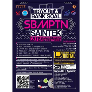 Buku SBMPTN  Try Out Bank  Soal  SBMPTN  SAINTEK  2020 