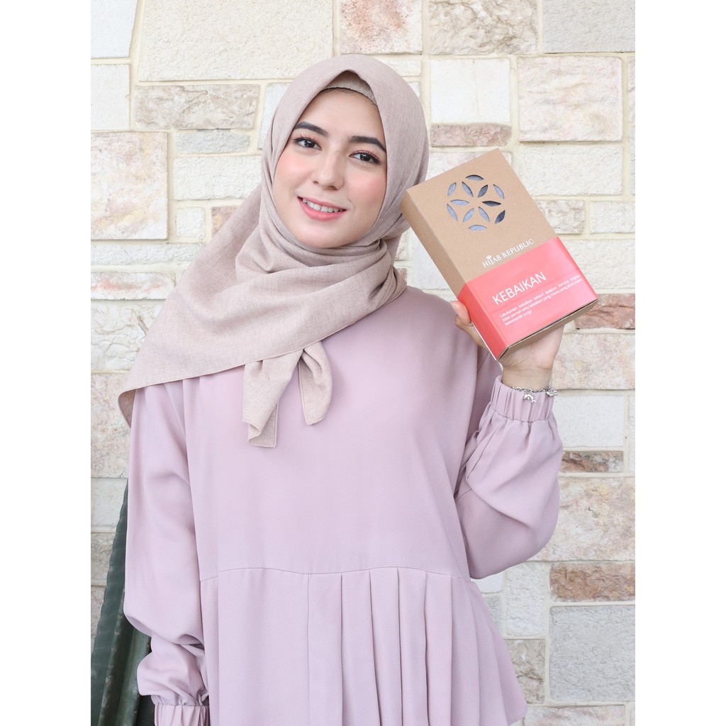 Jilbab Square Segiempat / Hijab Square Segiempat Superfine Voal Jasmine - Cream