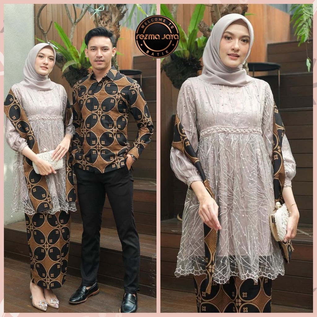 Couple sarimbit batik kebaya wanita sultan murah