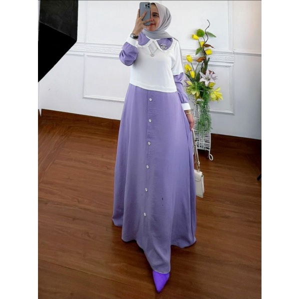 Gamis zaskia dress gamis murah gamis daily