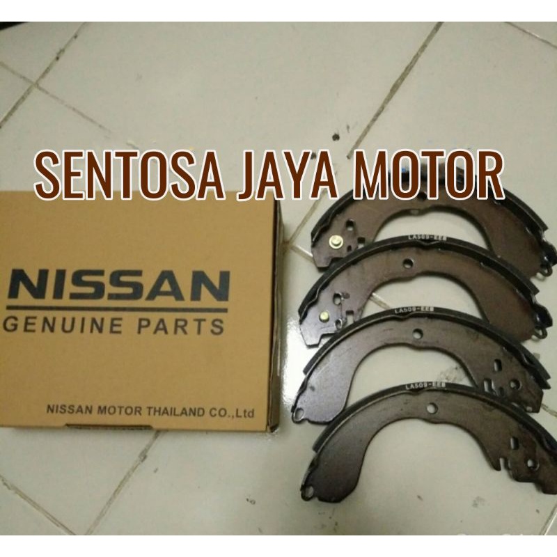 BRAKE SHOE KAMPAS REM BELAKANG NISSAN MARCH ORIGINAL