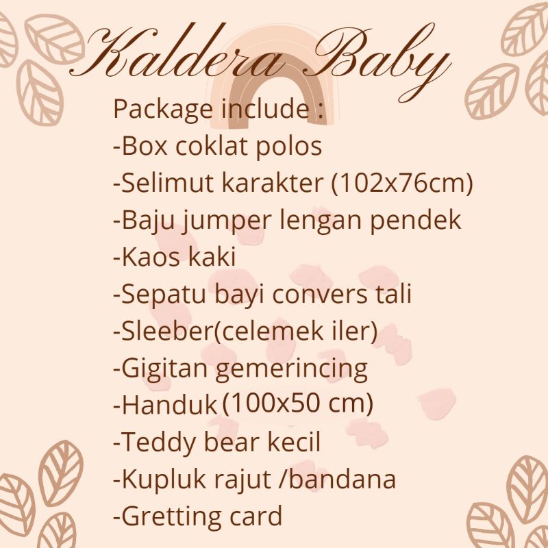 Hampers bayi/kado bayi /gift box