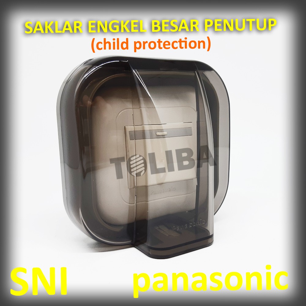 saklar engkel besar penutup panasonic / saklar waterproof anti air / pelindung saklar pelindung anak