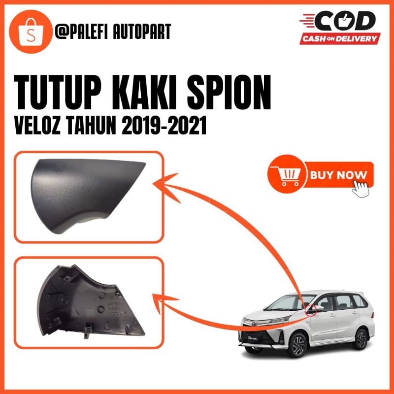 tutup kaki / tangkai spion Avanza Veloz 2019 2020 2021