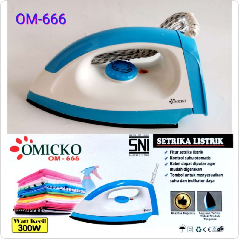 Omicko Setrika Listrik OM-666 OM-333S