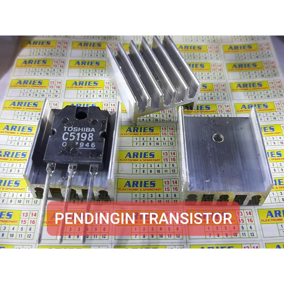 PENDINGIN TRANSISTOR C5198 HEAT SINK TRANSISTOR