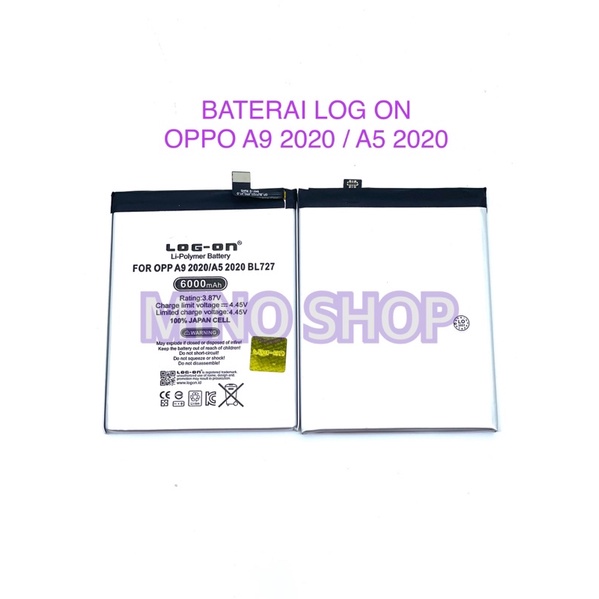 BATERAI OPPO A9 2020 - A5 2020 - BLP727 - LOG ON DOUBLE POWER BATRE