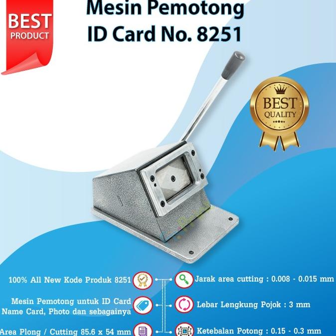 

Mesin Plong Id Card / Alat Pemotong Kertas Pvc Cutt Cutter No 8251 Terbaru
