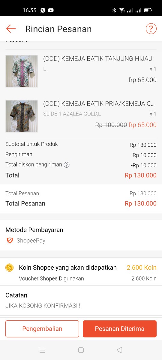 (cod) Kemeja Batik Pria/kemeja Cassual/kemeja Wisuda/kartinian/kemeja Engagement