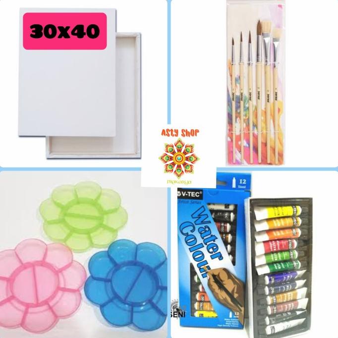 

Paket kanvas Lukis 30x40 Cat Air 6ml