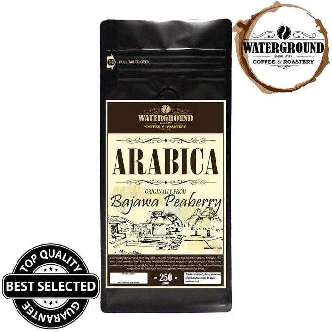 

S9JL Kopi Arabika Lanang / Jantan Flores Bajawa Peaberry 250 grams
