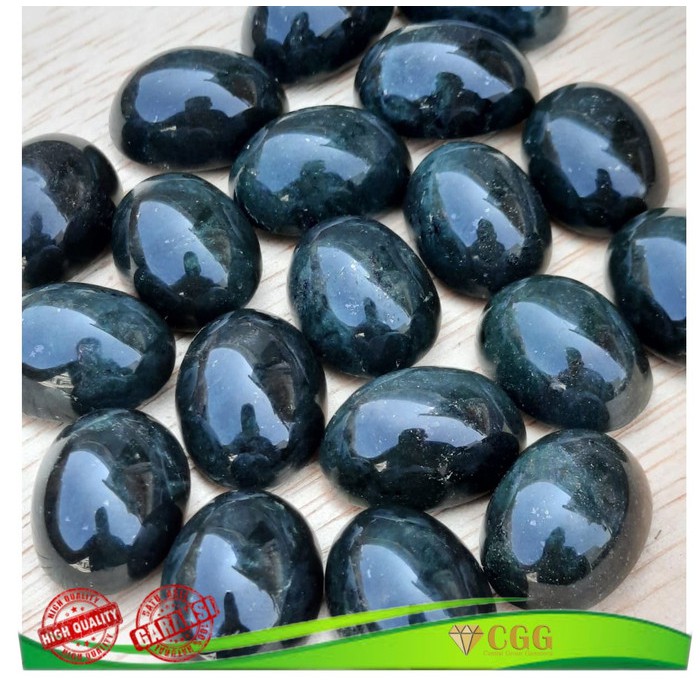 Batu Akik Natural Giok Hitam Black Jade Garansi Asli