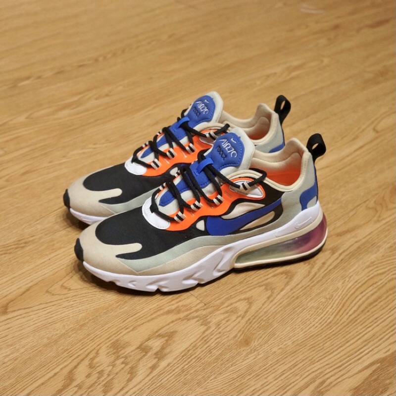 nike air max 270 react fossil hyper blue black