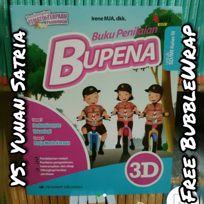 

❤BISA COD❤ Buku BUPENA Jilid 3D Kelas 3 SD Kurikulum 2013 Revisi