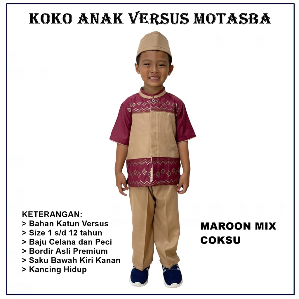 Koko Setelan Anak Terbaru Motif Bordir By Agnina