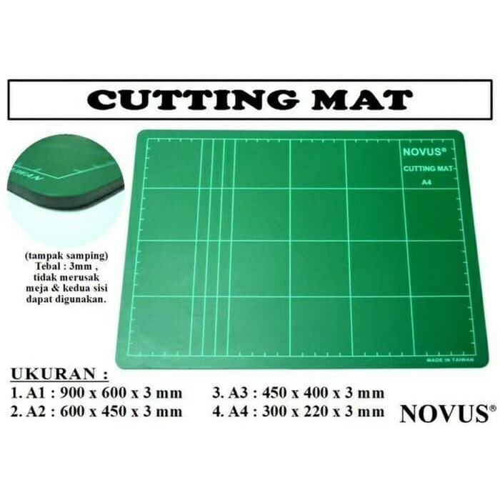 

Alas Potong Kertas - Novus Cutting Mat A4