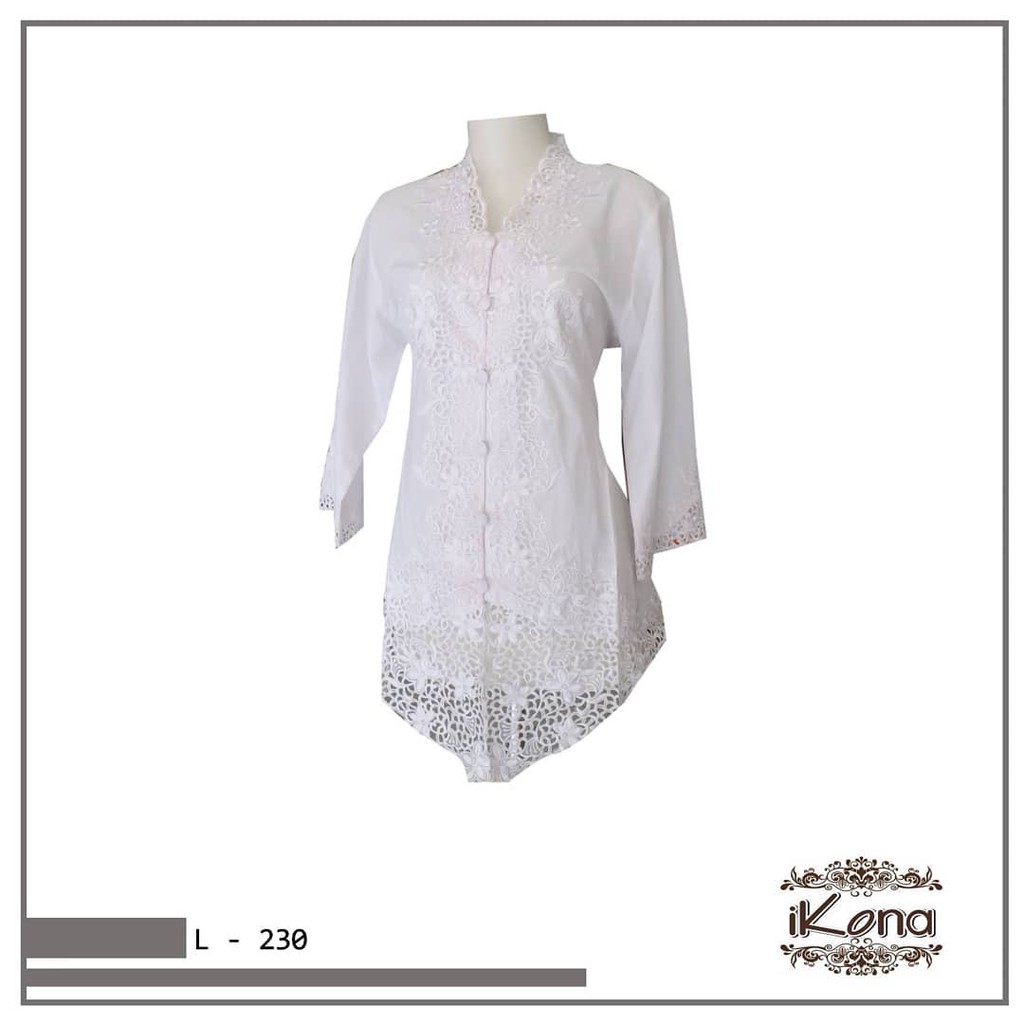 Kebaya Bordir White