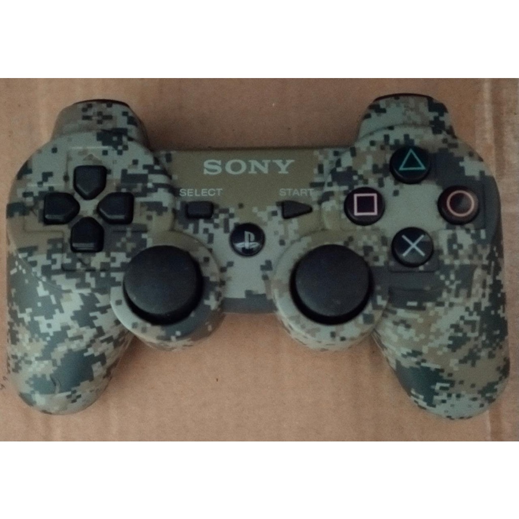 Stik PS3 Army Ori Mesin - Stick PS 3 motif Loreng Original - Joystik Playstation 3 Original Mesin