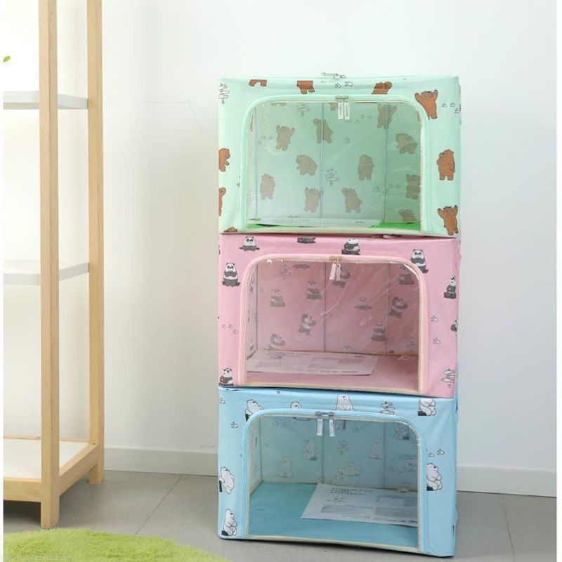 We Bare Bears Storage Box 66 L Miniso