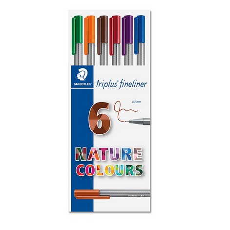 

Staedtler :Triplus Fineliner 334 NA6 ( Nature )