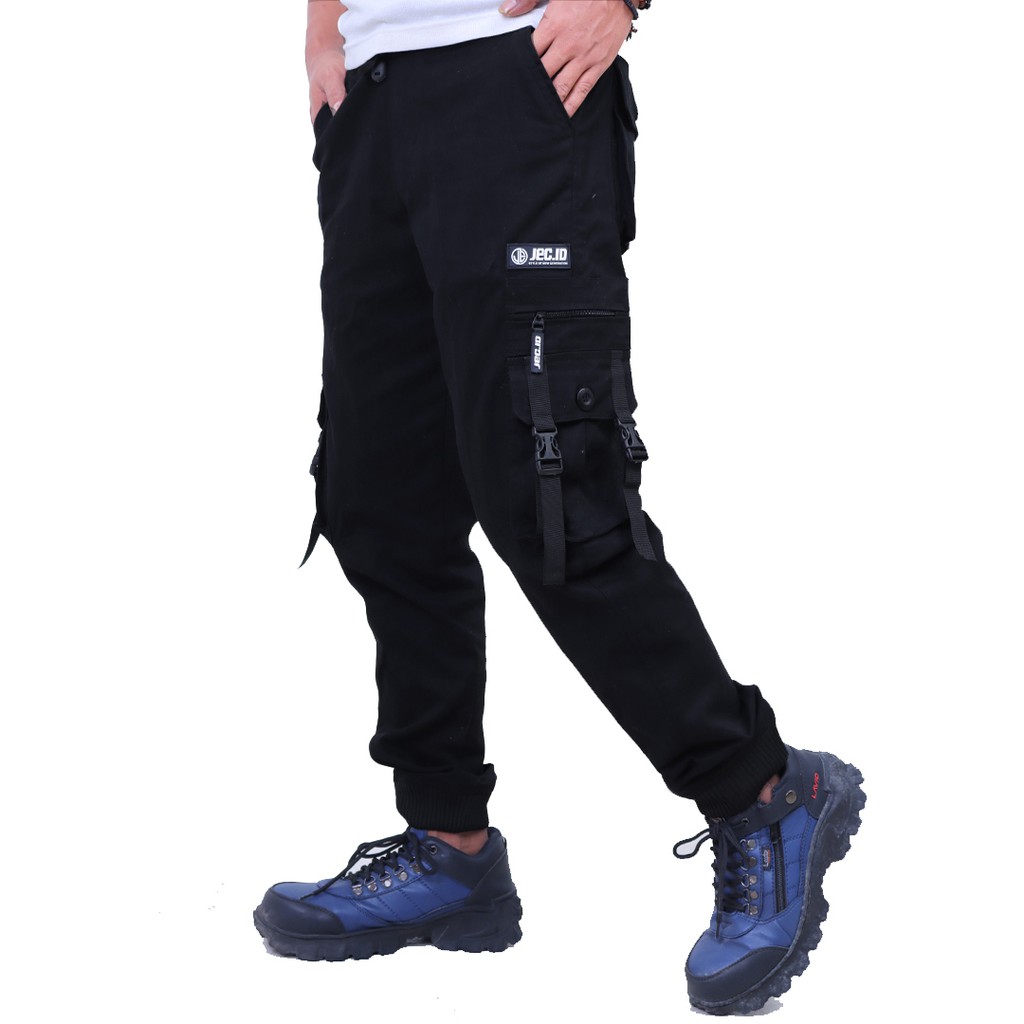 Celana Panjang Jogger Slim Gesper JEC ID Premium