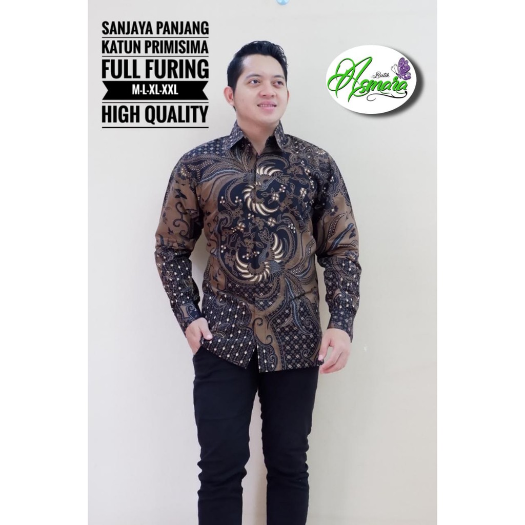 SANJAYA ASMARA BATIKSOLOAMANAH KEMEJA BATIK PRIA SOLO LENGAN PANJANG PENDEK LAPIS FURING ATASAN PREMIUM MODERN KATUN HALUS ASMARA RAFANDA SENOJOYO NGUDI RAHAYU UKAIL RAJASAKTI KLA FLORIST DEWO DILLAN ANJANI RENJANA ALJAYA ALETHEA MARTOWIRO GURDO IJO VIJAY