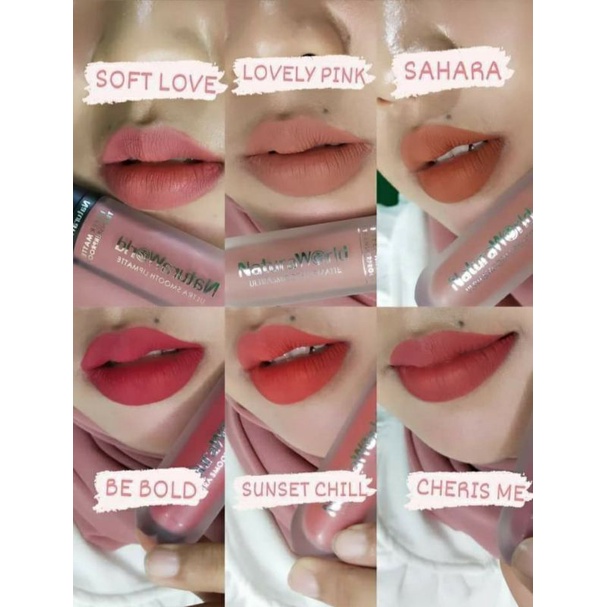 Lipmatte naturaworld | lipmatte tahan air | lipmatte sultan | lipmatte awet