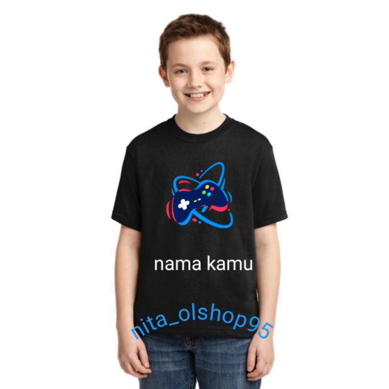 baju gaming pro player kaos anak gemer baju anak karakter