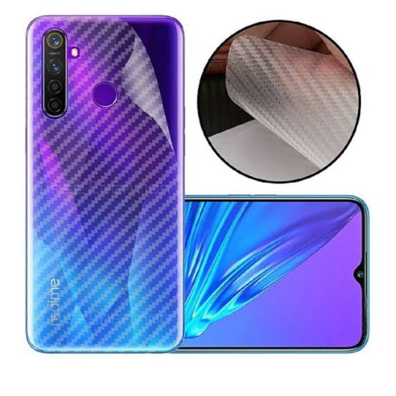 GARSKIN ANTI JAMUR REALME 5 5i/5 PRO/C2/C3/C11/C12/C17/C20/C21/C25/C31/C35/ SKINCARBON TRANSPARANT