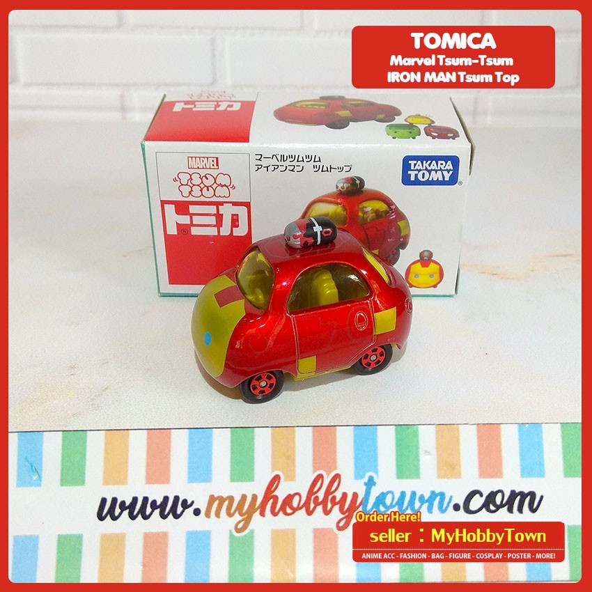 Mainan Diecast Takara Tomy TOMICA Disney Tsum Tsum Marvel Iron Man