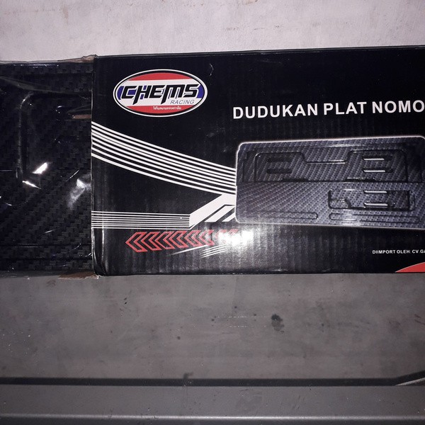 Cover Tutup Sarung Plat Nomor Carbon Cover Tempat Plat Nomor Universal Semua Motor Carbon