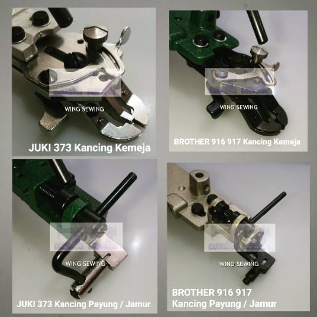 Alat Pasang Kancing JUKI 373 Brother 916 / 917