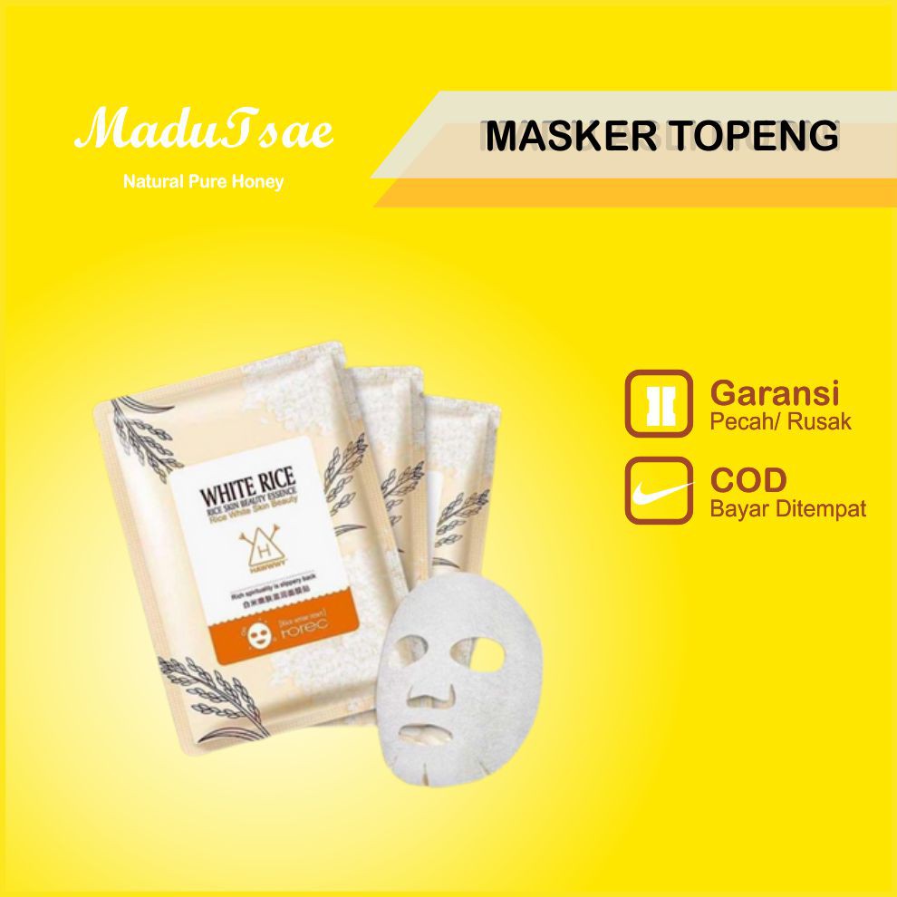 Masker Wajah Face Mask Sheet Masker Topeng HCHANA/ROREC untuk Kecantikan Wajah
