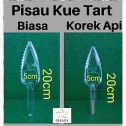 

Pisau Kue Tart Plastik Korek Api / Pisau Plastik Bening pisau tart pemotong tart plastik