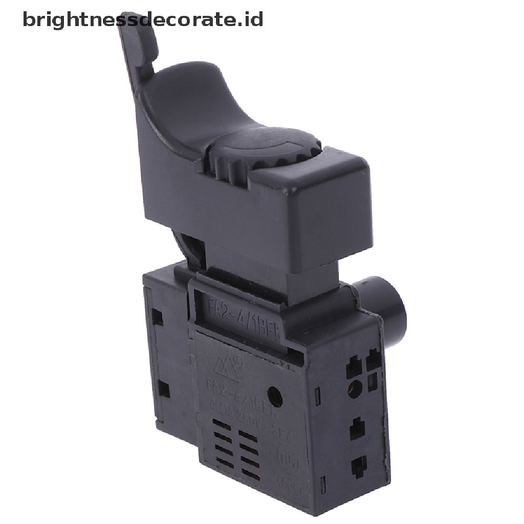 (Birth) Fa2-4 / 1bek Saklar Kontrol Kecepatan Bor Elektrik 6a 250v Warna Hitam